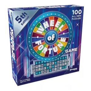 Wheel of Fortune Board Game 5th Edition TV Game Show